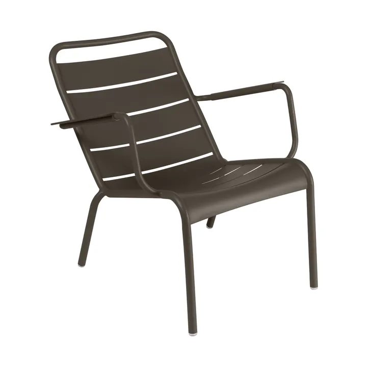 Luxembourg stol med armlener,lav - Tonka - Fermob