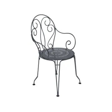 Montmartre stol med armlener - Anthracite - Fermob