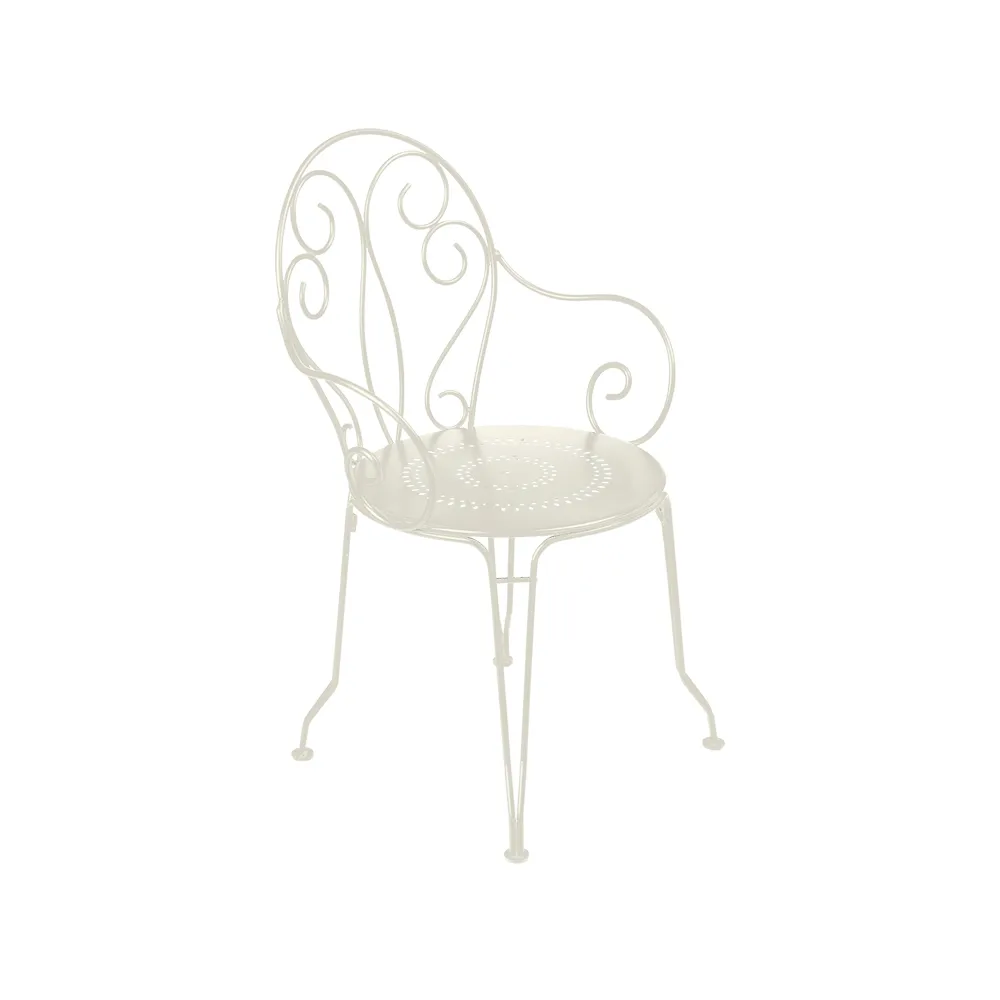 Montmartre stol med armlener, Clay grey Fermob