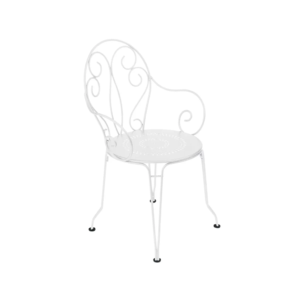 Montmartre stol med armlener, Cotton white Fermob