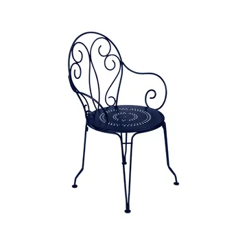 Montmartre stol med armlener - Deep blue - Fermob