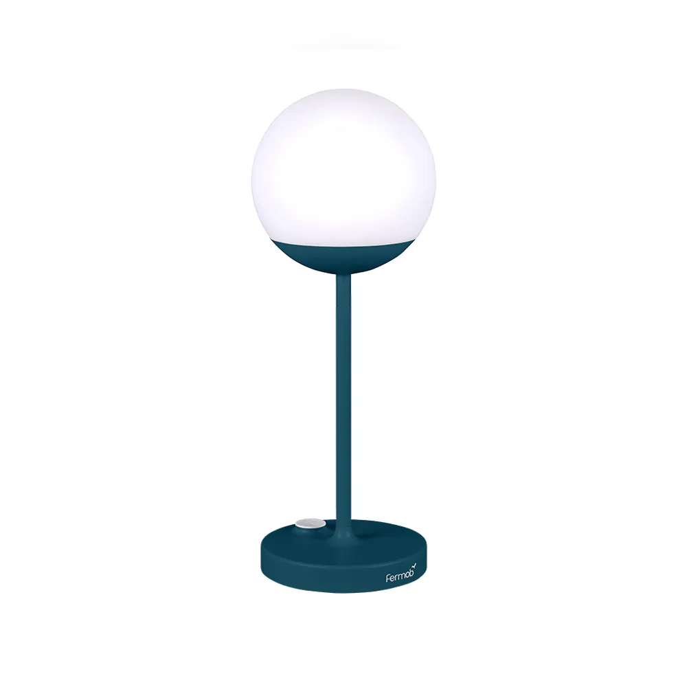 Mooon! bordlampe, acapulco blue, h.41 cm Fermob