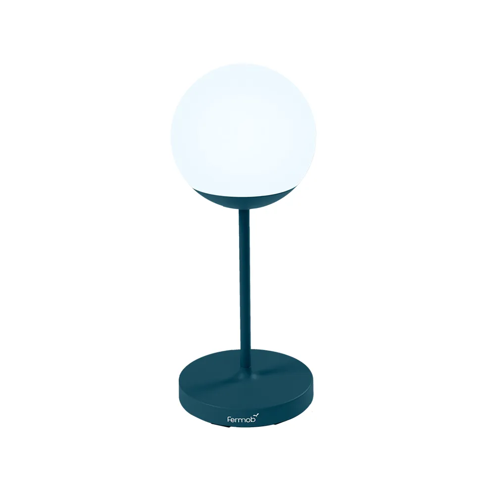 Mooon! bordlampe, acapulco blue, h.63 cm Fermob