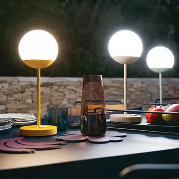 Mooon! bordlampe - Anthracite (grå), h.63 cm - Fermob