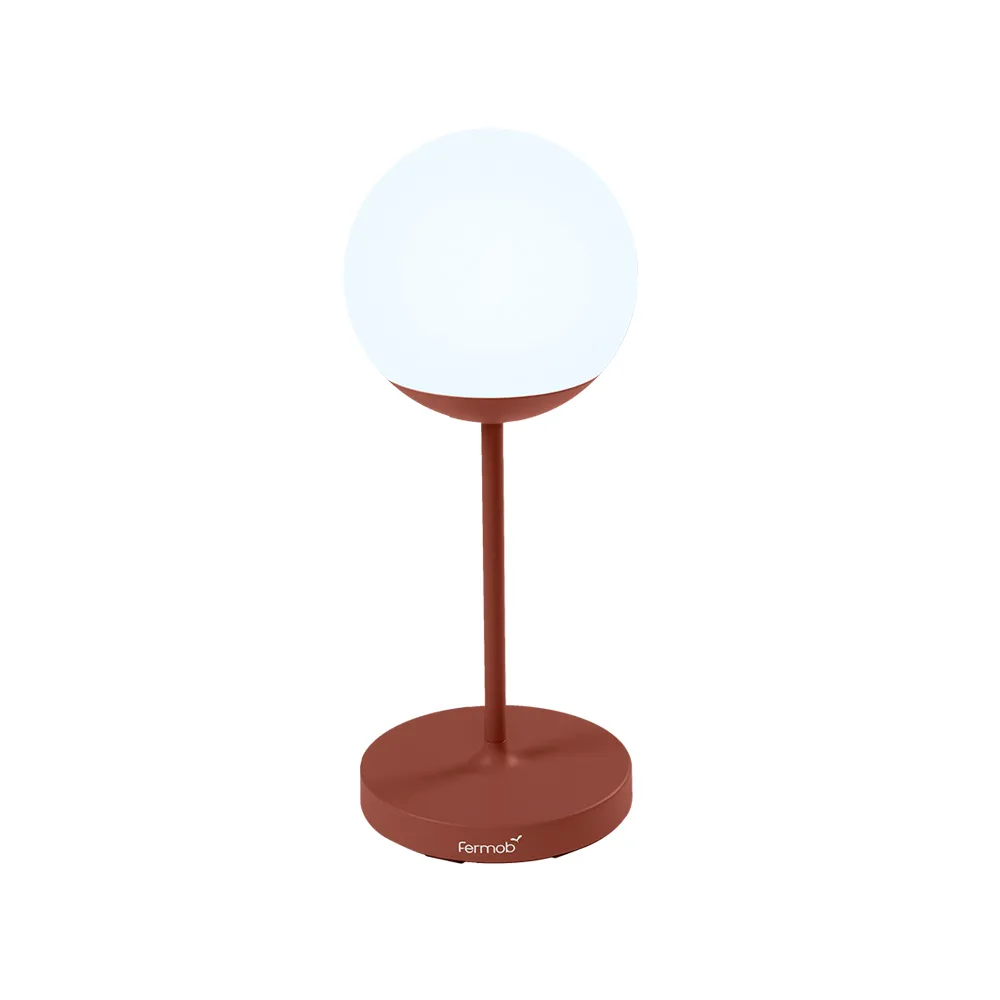 Mooon! bordlampe, Red ochre (rød), h.63 cm Fermob