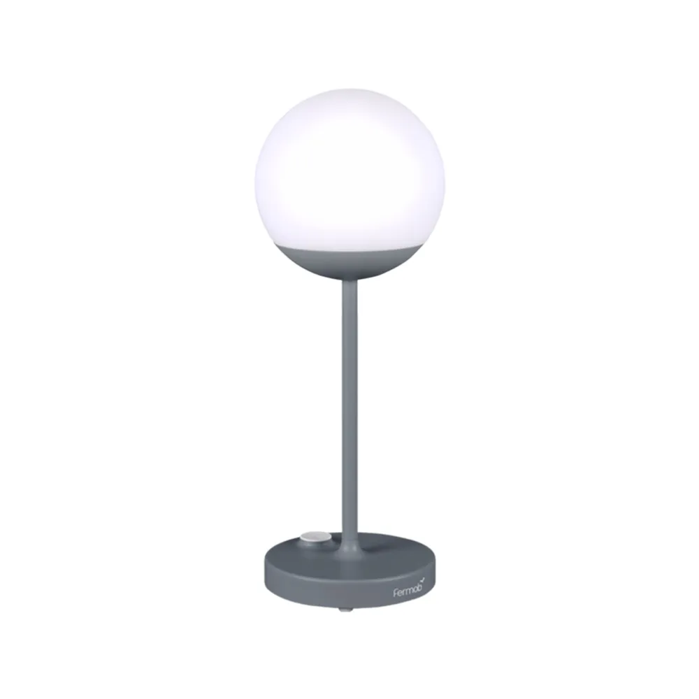 Mooon! bordlampe, Storm grey (grå), h.41cm Fermob