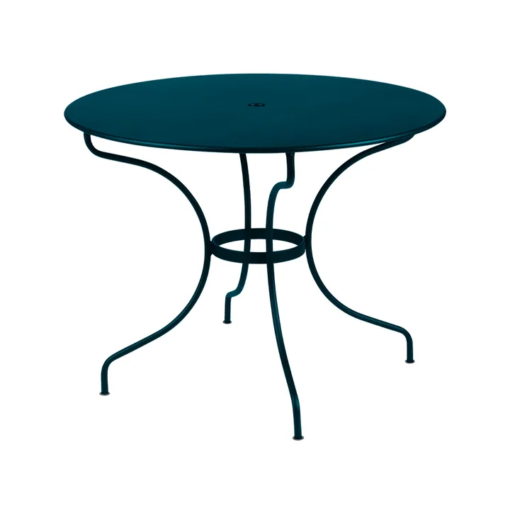 Opera+ bord Ø96 cm - Acapulco blue - Fermob