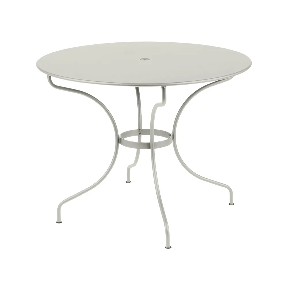 Opera+ bord Ø96 cm, Clay grey Fermob