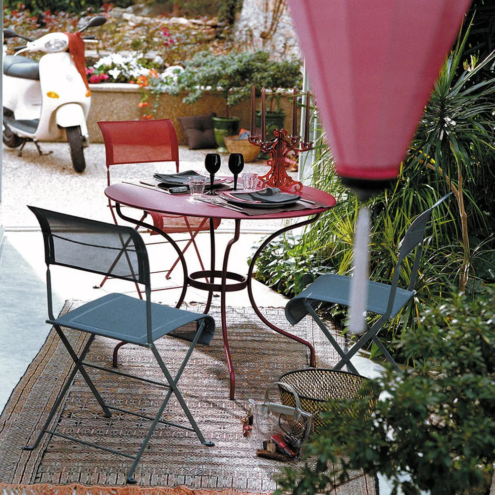 Opera+ bord Ø96 cm, Storm grey Fermob