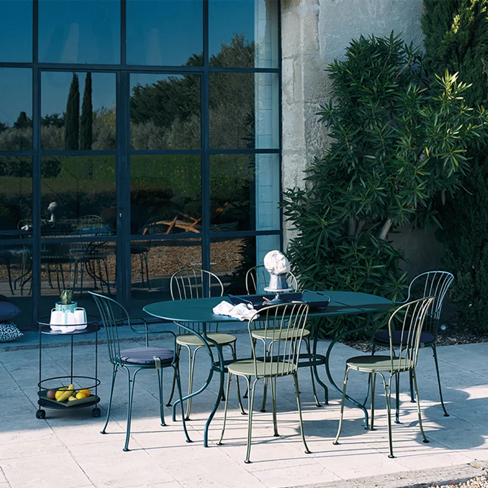 Opera+ bord, ovalt, Anthracite Fermob