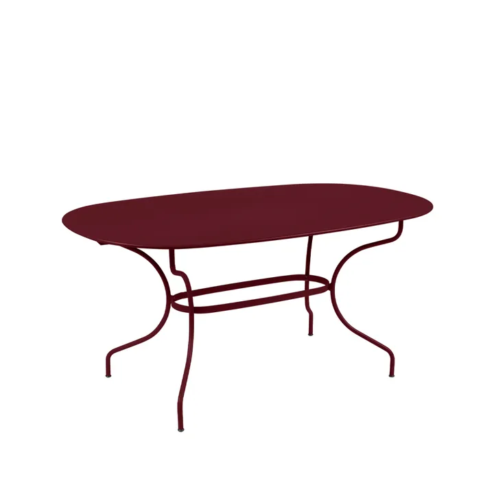 Opera+ bord, ovalt - Black cherry (vinrød) - Fermob