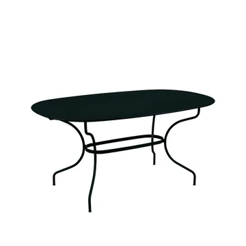 Opera+ bord, ovalt - Liquorice (svart) - Fermob