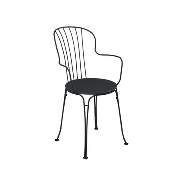 Opera+ stol med armlener - Anthracite - Fermob