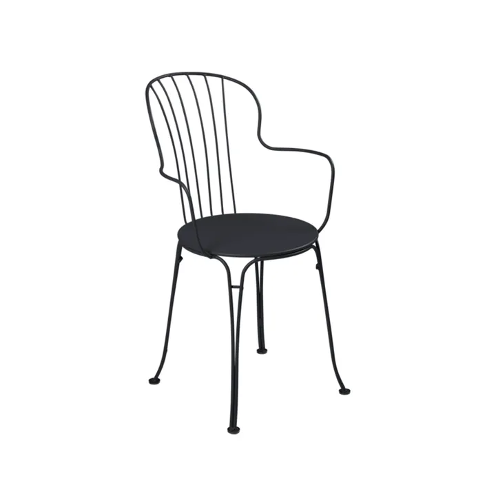 Opera+ stol med armlener - Anthracite - Fermob
