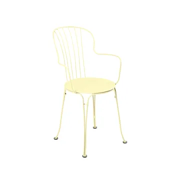 Opera+ stol med armlener - Frosted lemon (gul) - Fermob