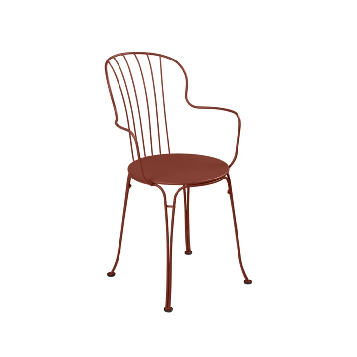 Opera+ stol med armlener - Red ochre (rød) - Fermob