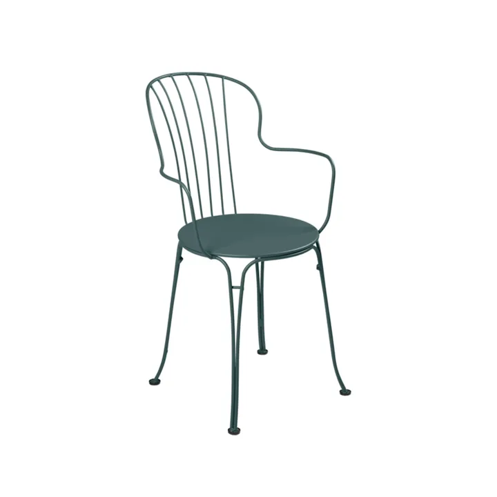 Opera+ stol med armlener - Storm grey - Fermob