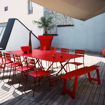 Origami benk - Acapulco blue - Fermob