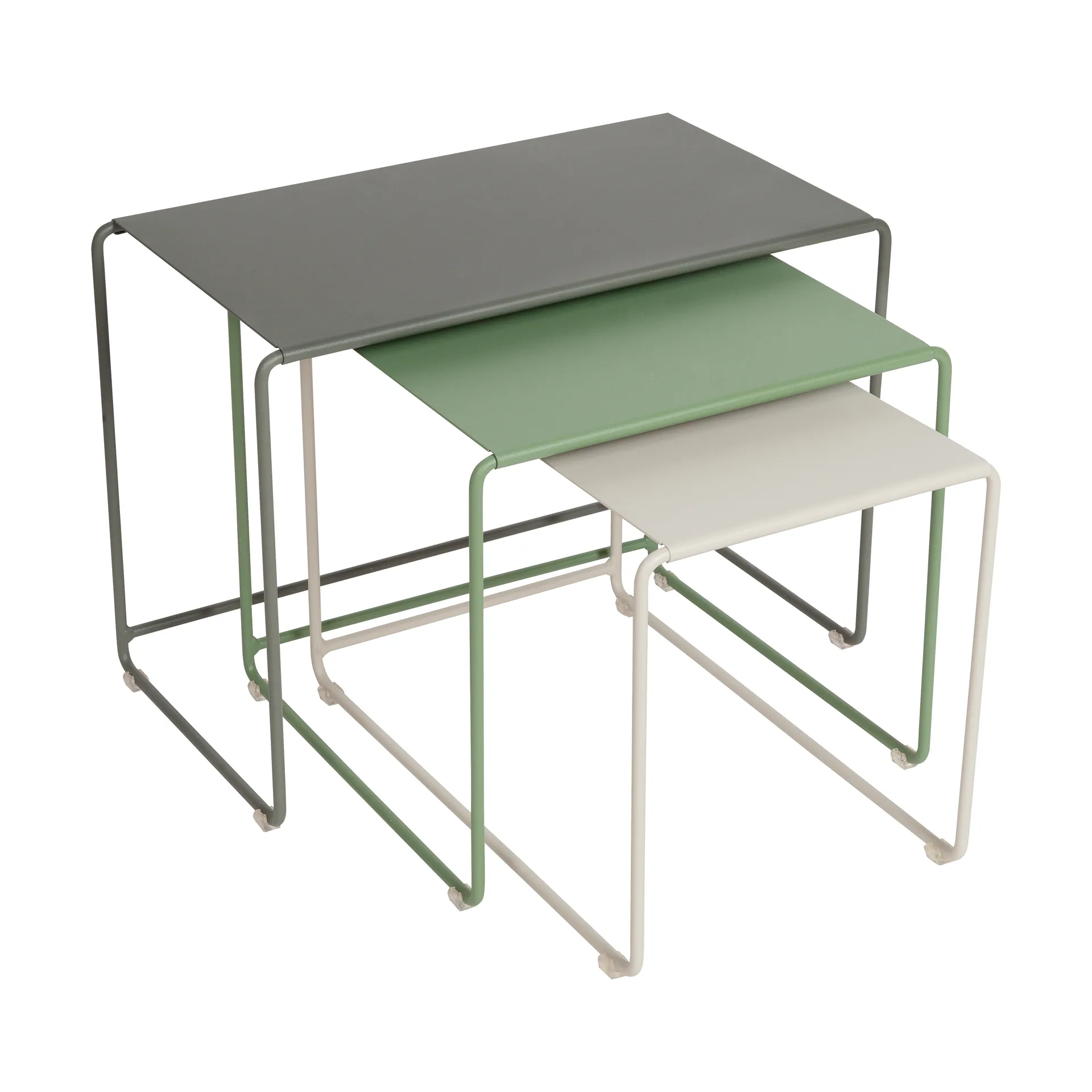 Oulala sidebordsett, Rosemary-Cactus-Clay grey Fermob