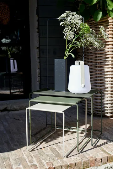 Oulala sidebordsett - Rosemary (grønn)-Cactus (grønn)-Clay grey (grå) - Fermob