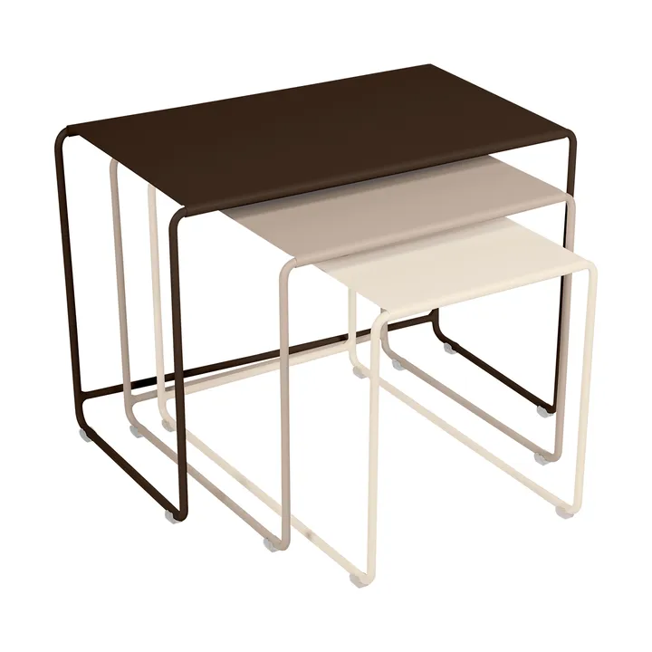 Oulala sidebordsett - Tonka-nutmeg-latte beige - Fermob