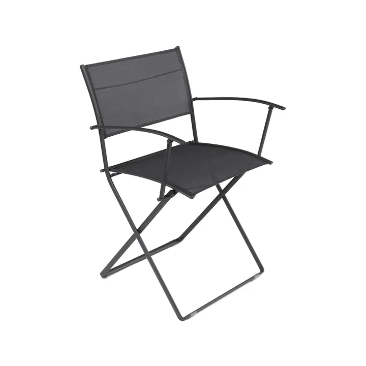 Plein Air stol med armlener - Anthracite (grå) - Fermob