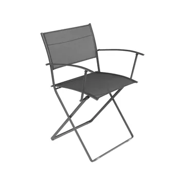 Plein Air stol med armlener - Storm grey - Fermob