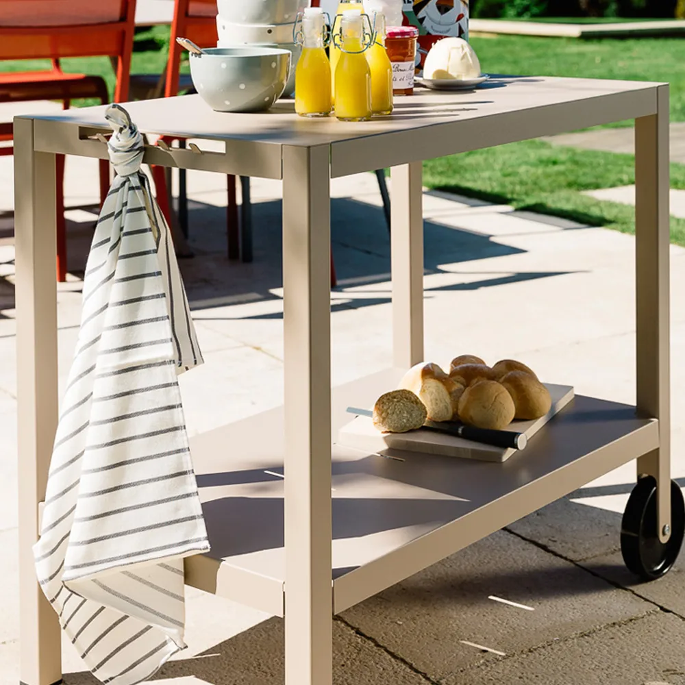 Quiberon serveringsvogn, Black cherry (vinrød) Fermob