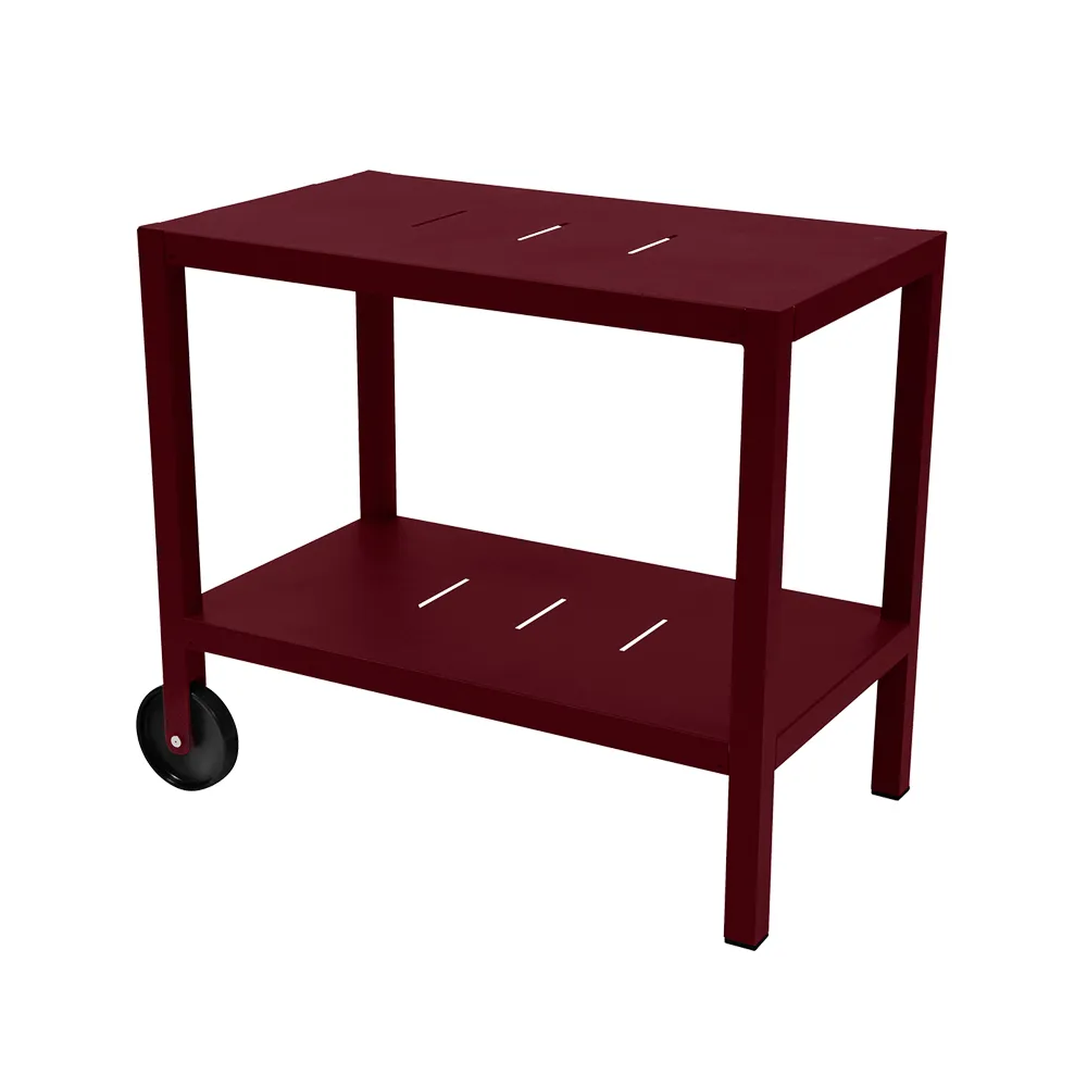 Quiberon serveringsvogn, Black cherry (vinrød) Fermob