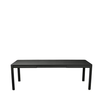 Ribambelle L bord - Liquorice (svart), 2 uttrekksplater - Fermob
