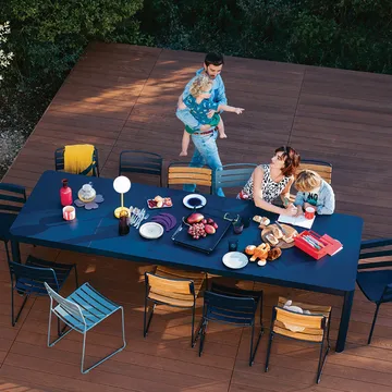 Ribambelle XL bord - Deep blue, 3 uttrekksplater - Fermob