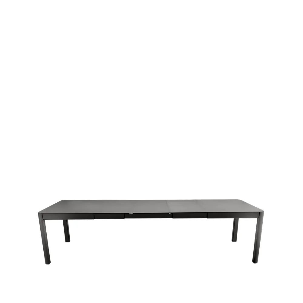 Ribambelle XL bord, Liquorice (svart), 3 uttrekksplater Fermob