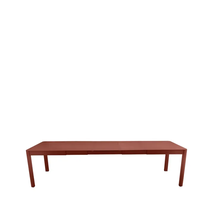 Ribambelle XL bord - Red ochre (rød), 3 uttrekksplater - Fermob
