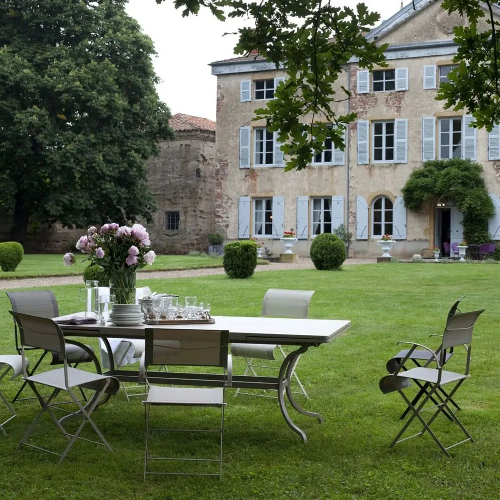 Romane bord inkl. ileggsplater 2x50 cm, Frosted lemon Fermob