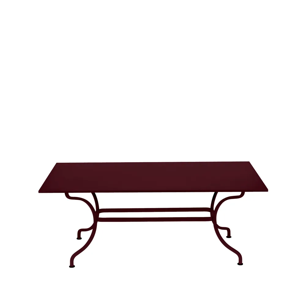 Romane bord, rektangulært, Black cherry (vinrød) Fermob