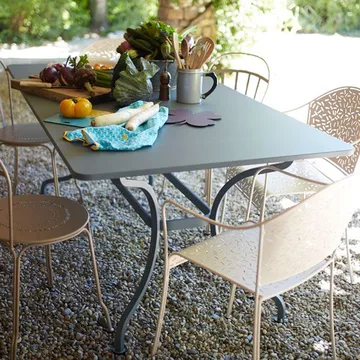 Romane bord, rektangulært - Clay grey - Fermob