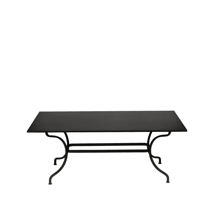Romane bord, rektangulært - Liquorice (svart) - Fermob