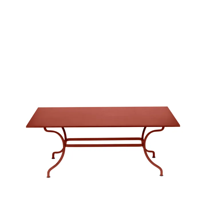 Romane bord, rektangulært - Red ochre (rød) - Fermob