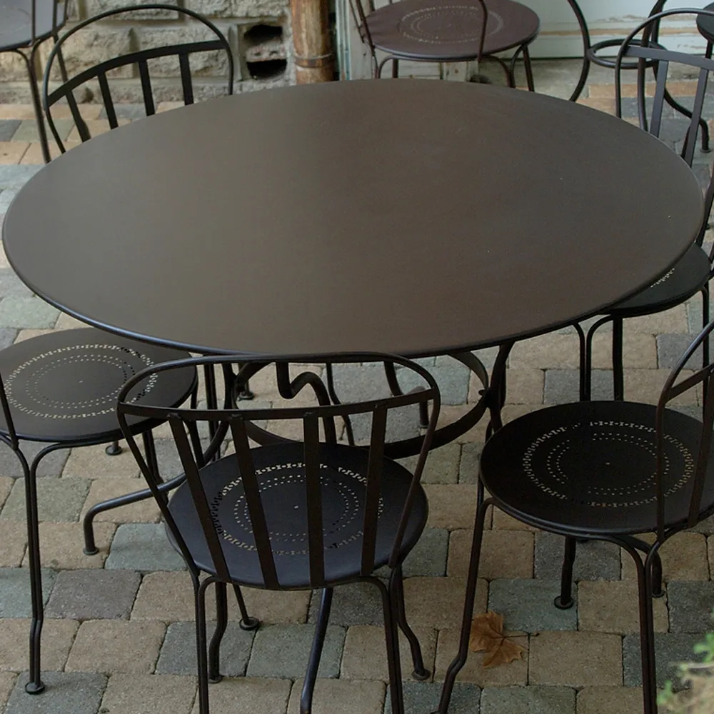 Romane bord, rundt, Acapulco blue Fermob