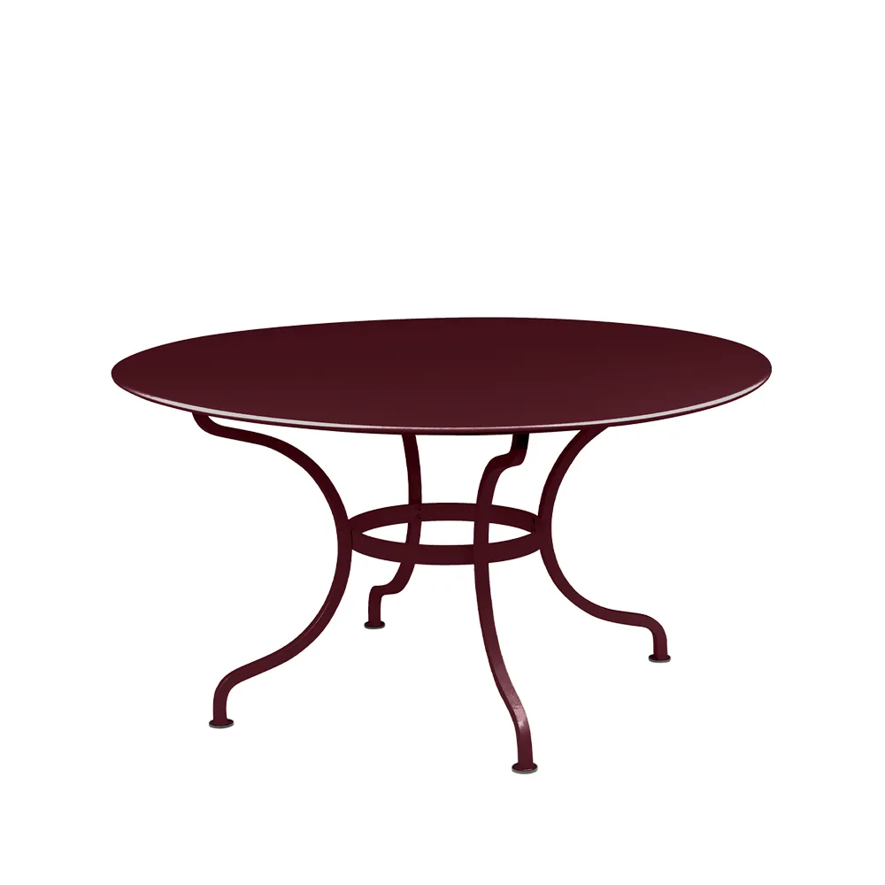 Romane bord, rundt, Black cherry (vinrød) Fermob