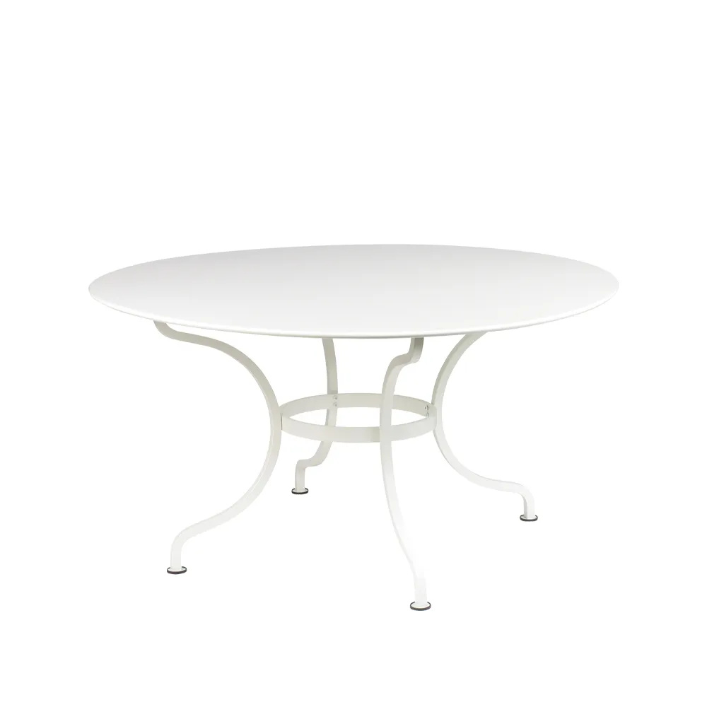 Romane bord, rundt, Cotton white (hvit) Fermob