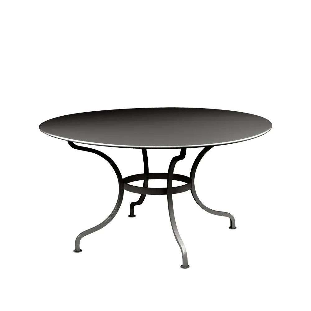 Romane bord, rundt, Liquorice (svart) Fermob
