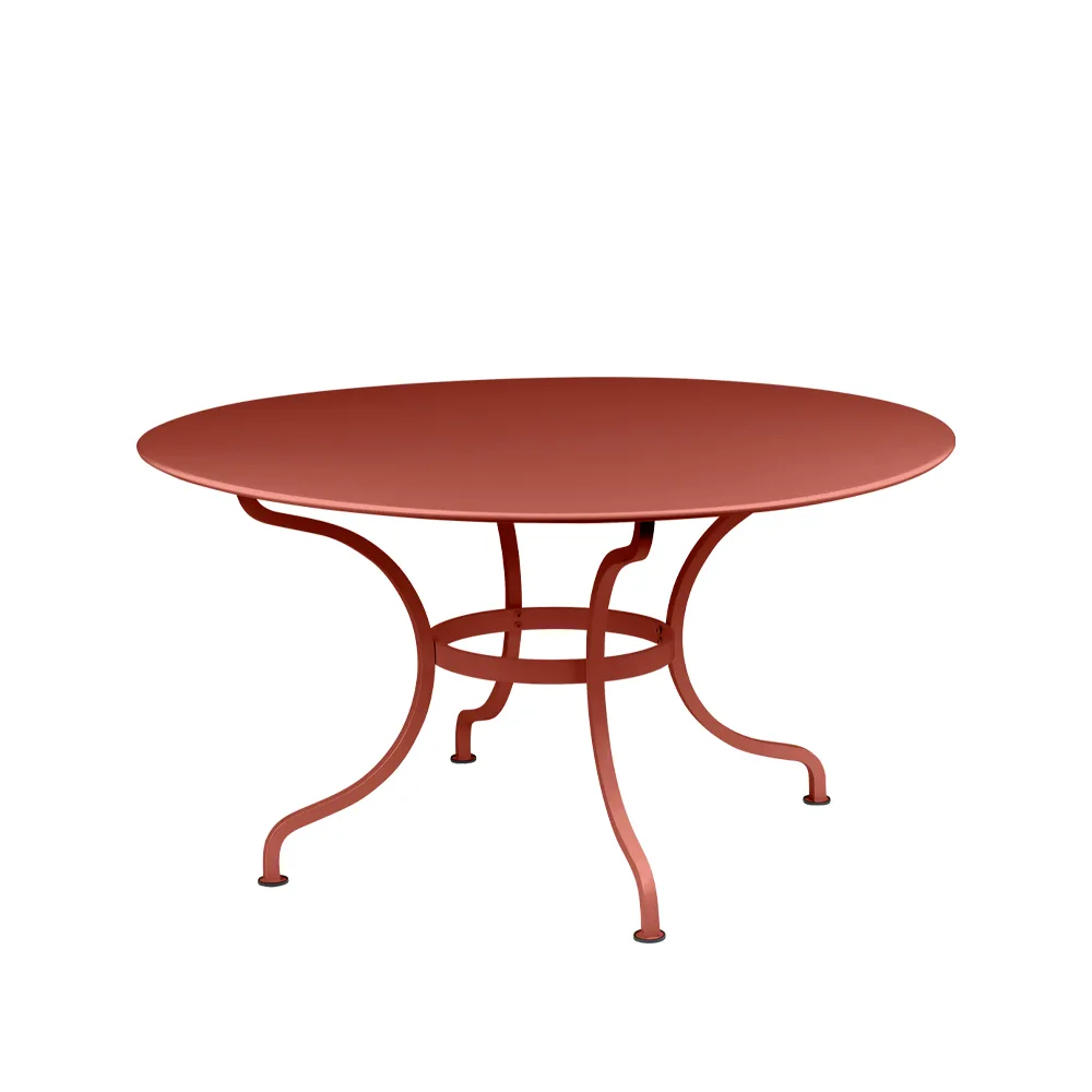 Romane bord, rundt, Red ochre Fermob