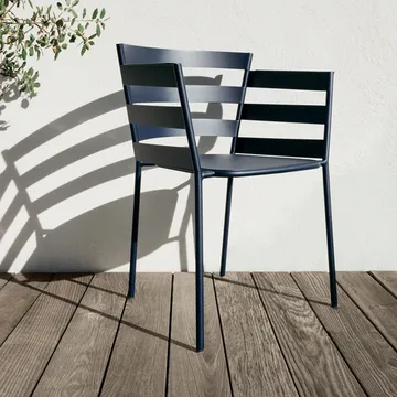 Rythmic stol med armlener - Acapulco blue - Fermob