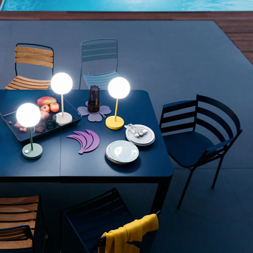 Rythmic stol med armlener, Acapulco blue Fermob