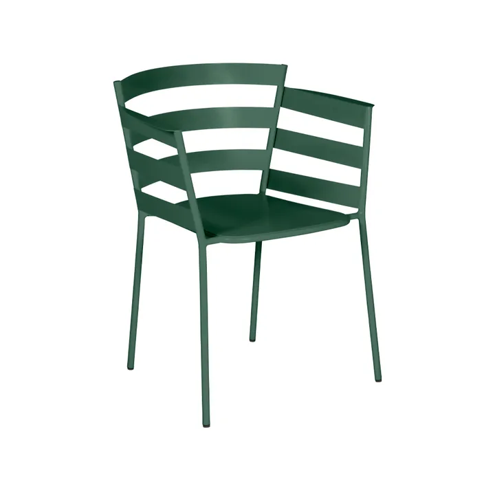 Rythmic stol med armlener - Cedar green (grønn) - Fermob