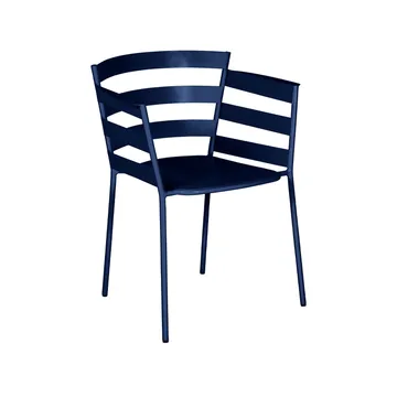 Rythmic stol med armlener - Deep blue (blå) - Fermob