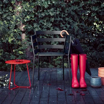 Rythmic stol med armlener - Deep blue - Fermob