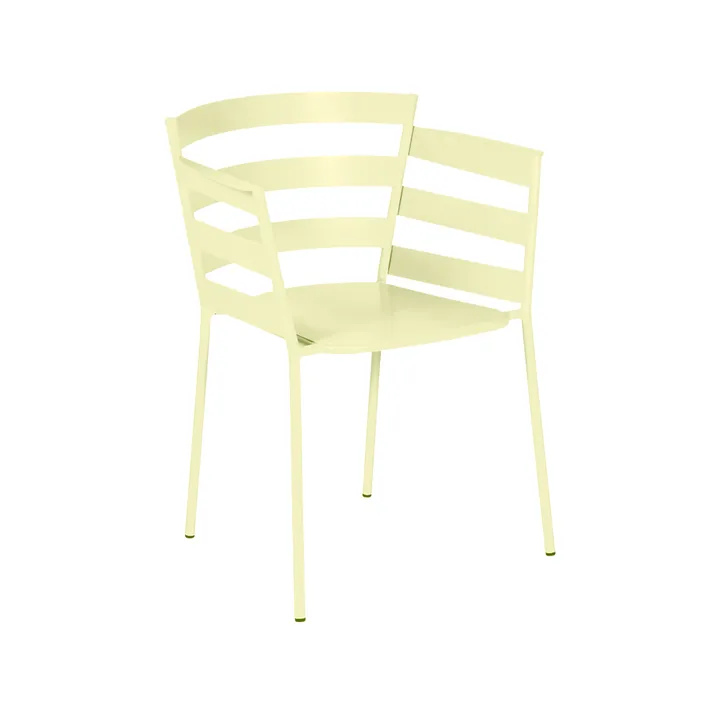 Rythmic stol med armlener - Frosted lemon (gul) - Fermob