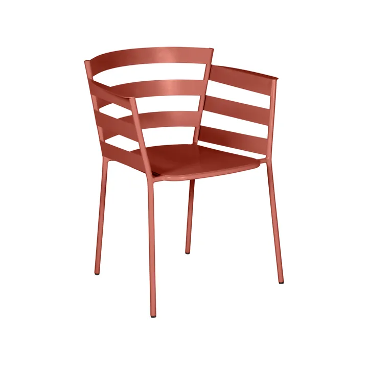 Rythmic stol med armlener - Red ochre (rød) - Fermob